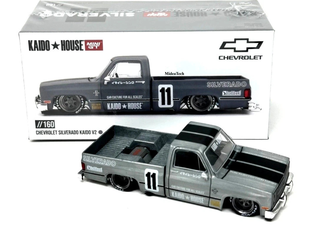 mini gt KAIDO Chevrolet Silverado　チェイス CHASE Mini GT x Kaido House 1:64 Chevrolet Silverado KAIDO Vintage
