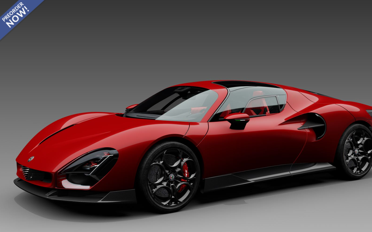 1/18 BBR Alfa Romeo 33 Stradale (Alfa Romeo Red) Car Model