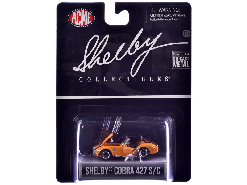 Shelby Cobra 427 S/C Orange with Black Stripes 