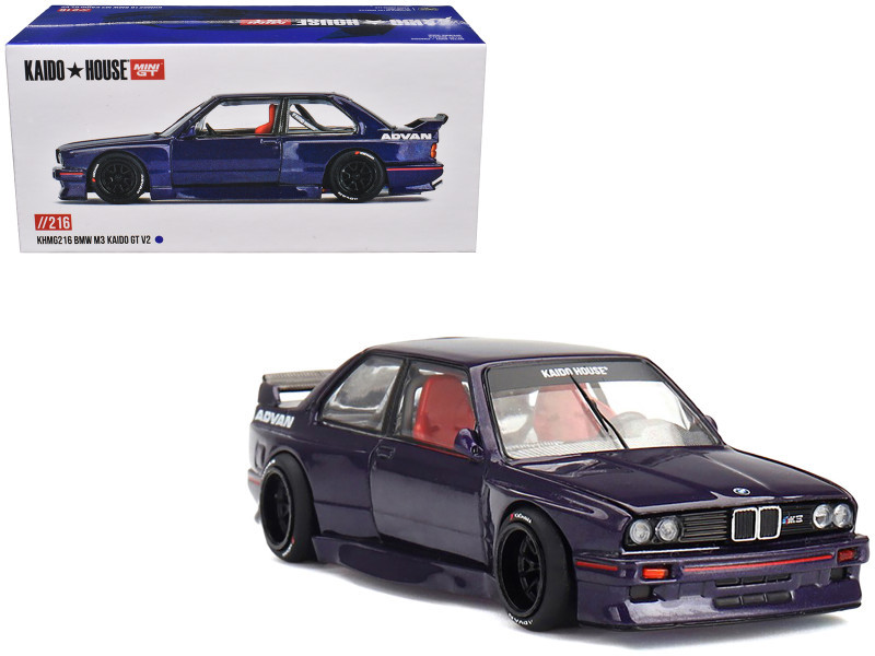 1/64 Kaido House BMW M3 E30 Kaido GT V2 (Purple) Diecast Car Model