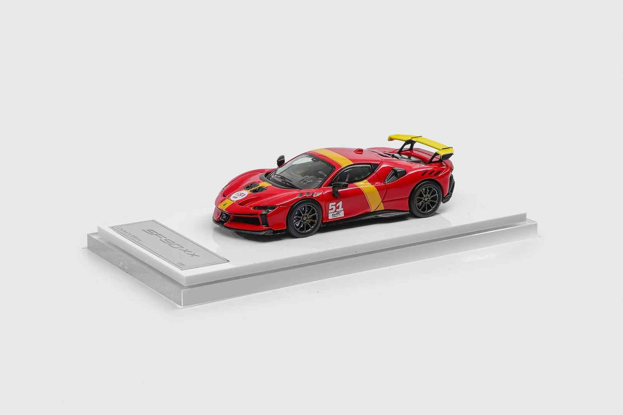 1/64 DMH Ferrari SF90 XX Stradale #51 Red Diecast Car Model