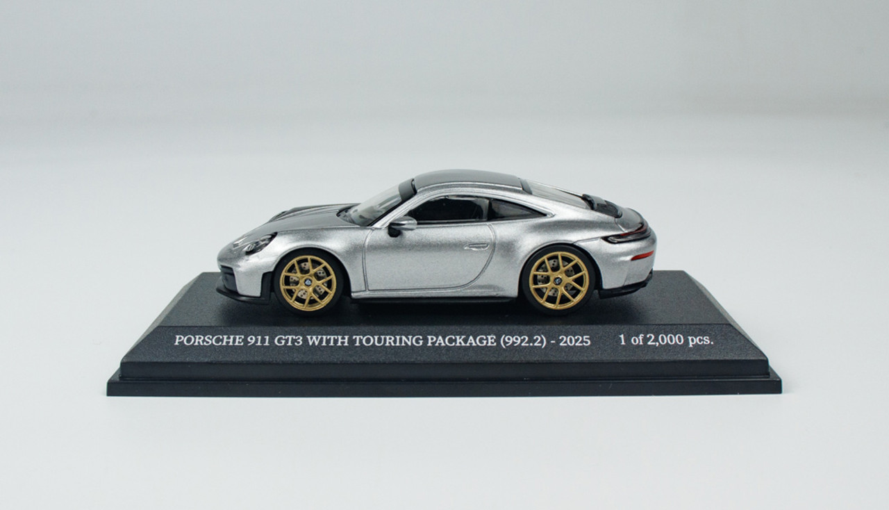 1/64 Minichamps 2025 Porsche 911 (992.2) GT3 Touring (Silver
