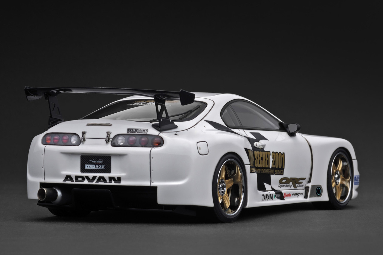 限定80台 1/18 TOP SECRET GT300 Supra (A80) 1/18 IG Ignition Model TOP SECRET Toyota GT300 Supra (A80) (White