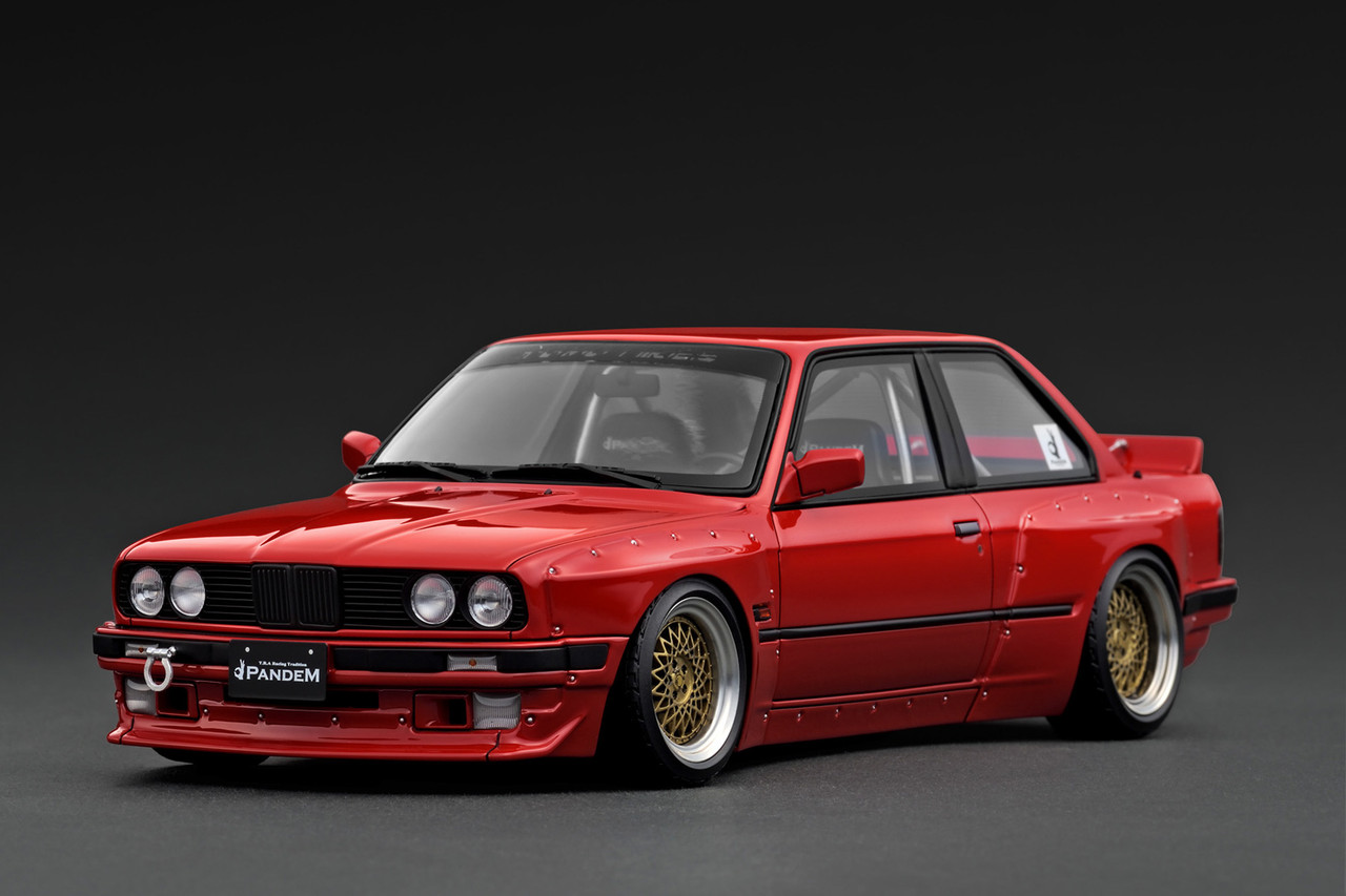 1/18 IG Ignition Model BMW E30 Pandem (Red) Car Model