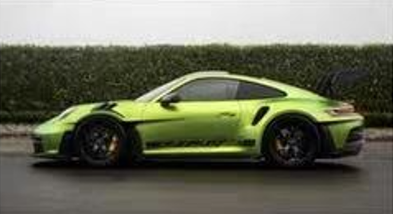 1/18 HH Model Porsche 911 (992.1) GT3 RS (Apple Green) Car Model Limited 30 Pieces