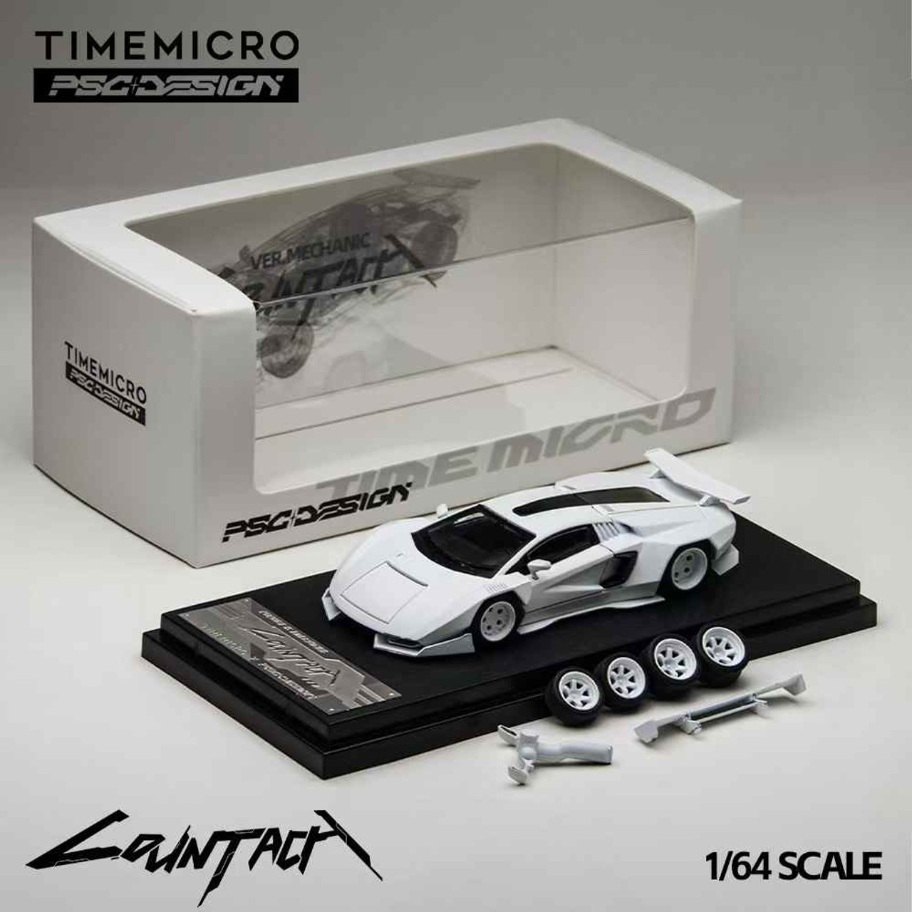 1/64 TimeMicro Lamborghini Countach V Ver.Mechanic PSC