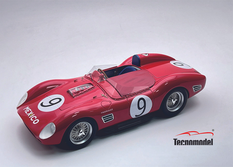 え 1/18 Tecnomodel Ferrari Dino 196 S Governor's Trophy 2.0 cc Car