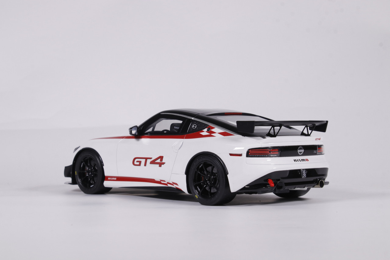 1/18 OTTO 2022 Nissan Z GT4 (White) Car Model - LIVECARMODEL.com