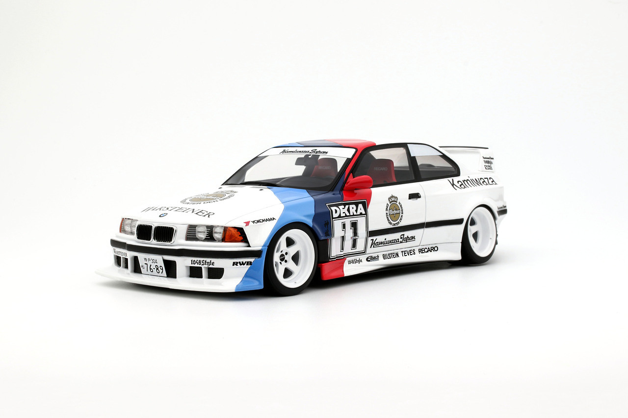 1/18 OTTO BMW E36 Khyzyl Saleem (White) Car Model - LIVECARMODEL.com