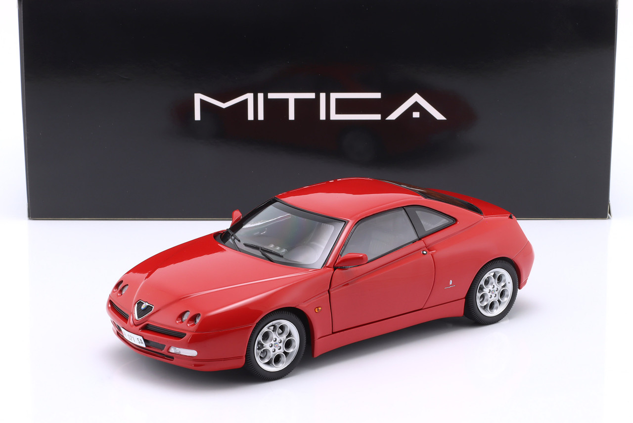 1/18 Mitica 1998 Alfa Romeo GTV 3.0 V6 24V (Alfa Red) Car Model