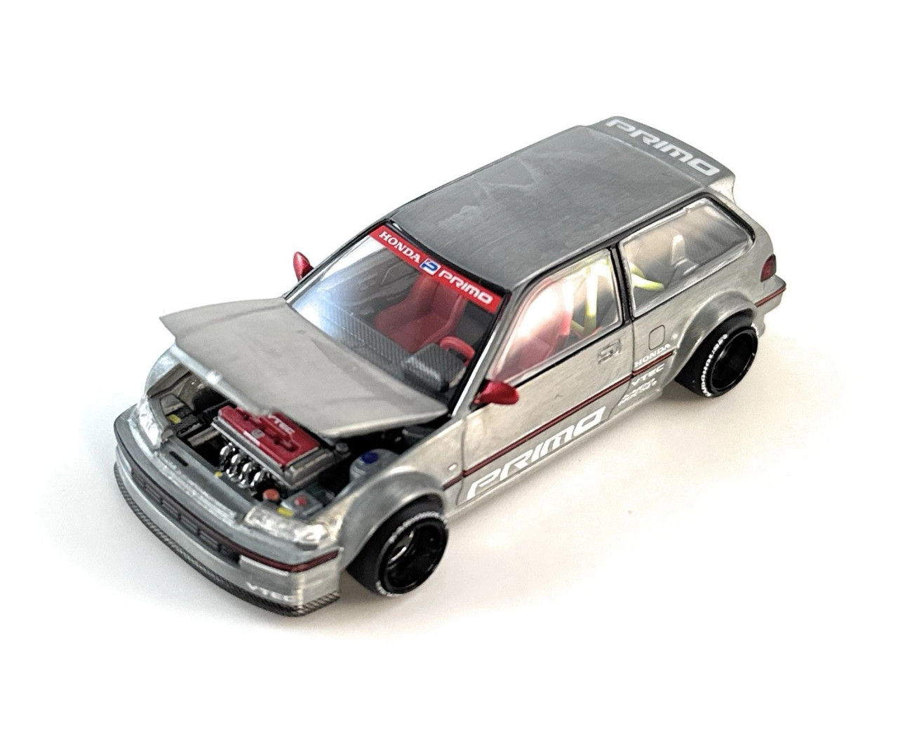 CHASE CAR 1/64 Kaido House & Mini GT Honda Civic (EF) Kaido Works