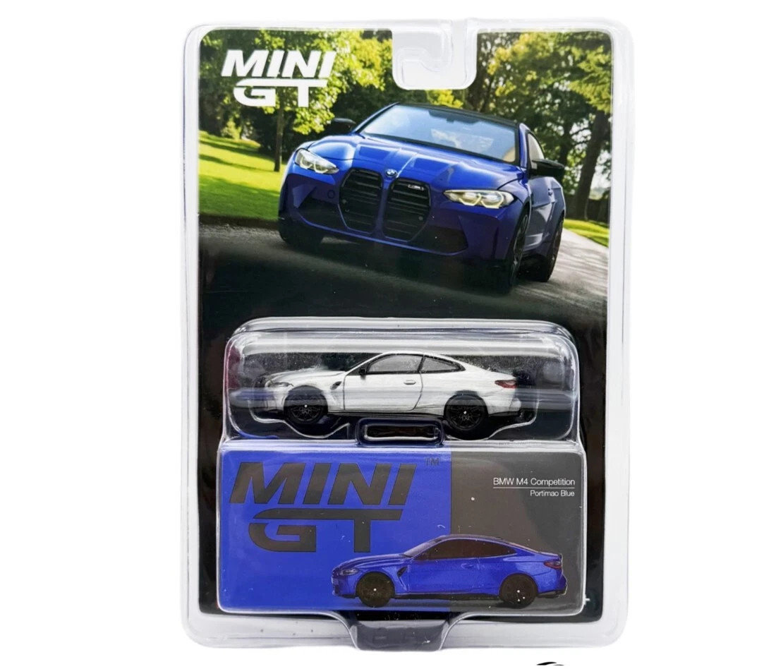 CHASE CAR 1/64 Mini GT BMW M4 Competition (G82) (Chrome Silver