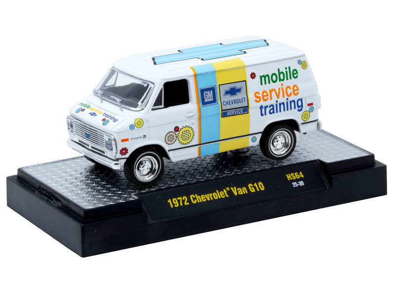 1/64 M2 Machines 1972 Chevrolet G10 Van ”Training Wheels” Diecast