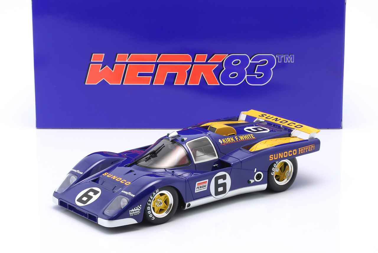 1/18 Werk83 1971 Ferrari 512M Sunoco #6 3rd 24h Daytona Penske