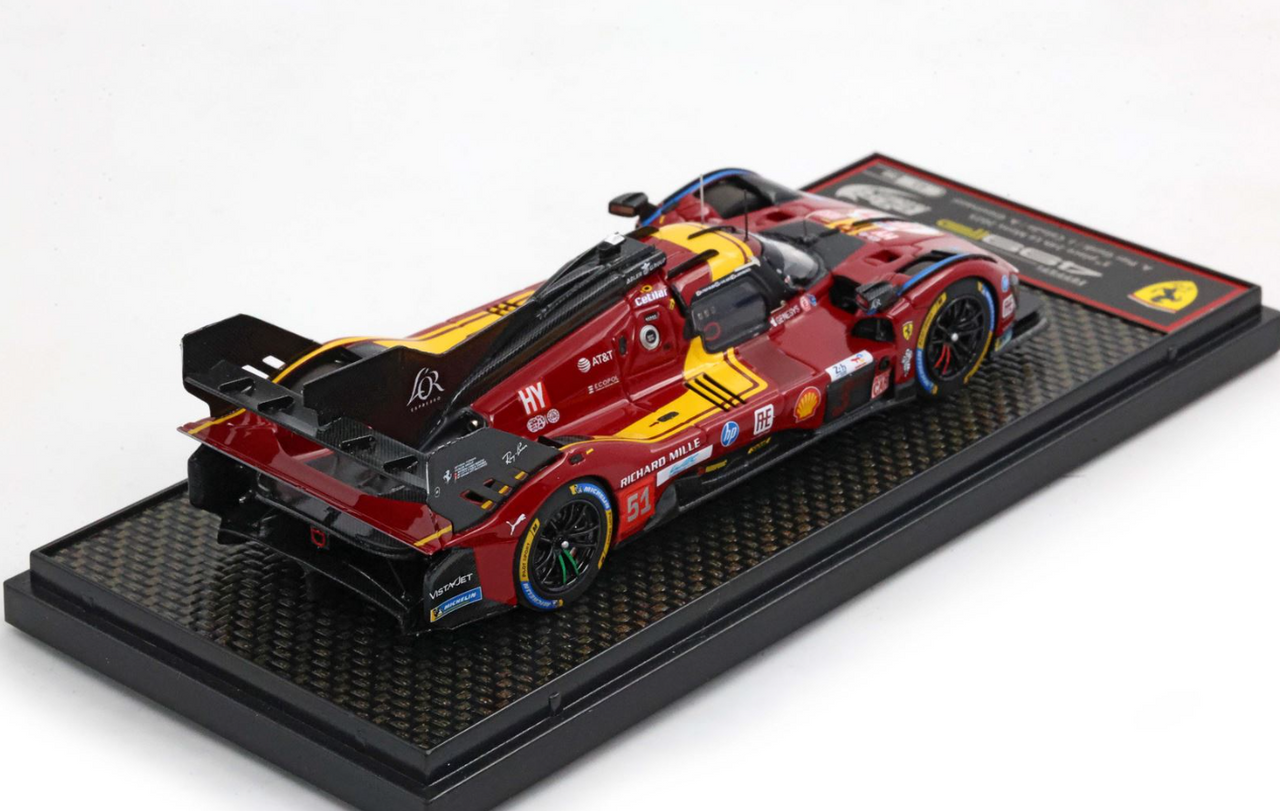 1/43 BBR 2025 Ferrari 499P #51 24H Le Mans Pier Guidi, Giovinazzi, Calado Car Model