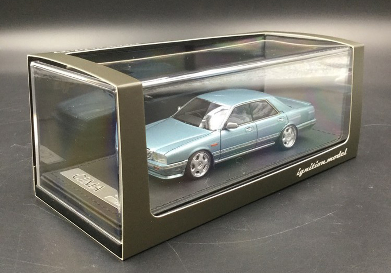 1/43 IG Ignition Model Nissan Gloria Cima (Y31) (Light Blue) Car Model IG1086