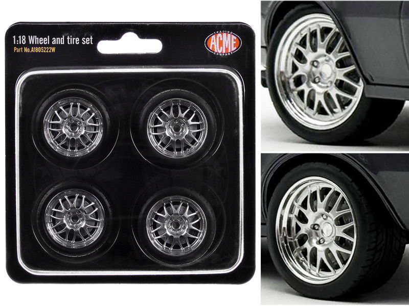 1/18 ACME Street Fighter 18" Wheel & Tire Set