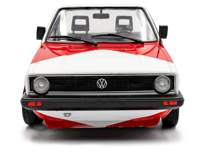 1/18 Solido 1982 Volkswagen Caddy MK.1 M Racing Tribute (Red & White) Diecast Car Model