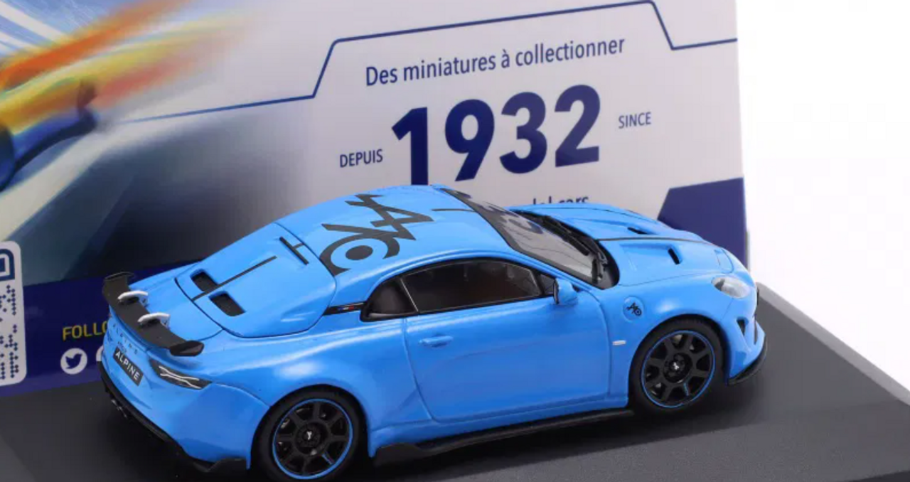 1/43 Solido 2024 Alpine A110 Radicale 70 (Blue) Diecast Car Model