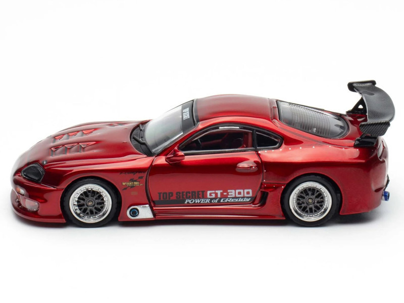 1/64 Inno Toyota Supra A80 Top Secret (Red) Diecast Car Model