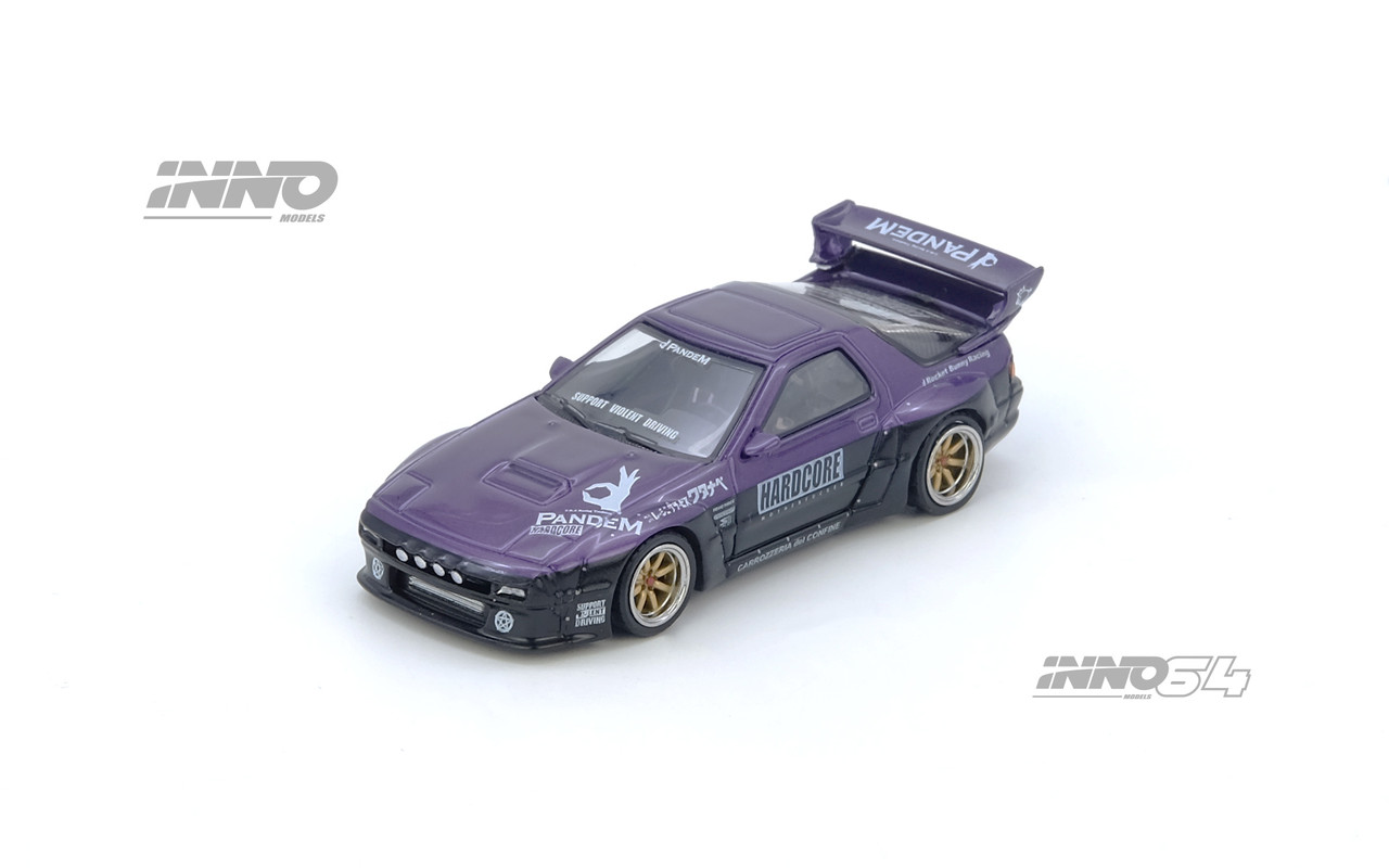 1/64 Inno Mazda RX-7 RX7 (FC3S) Pandem Rocket Bunny (Purple