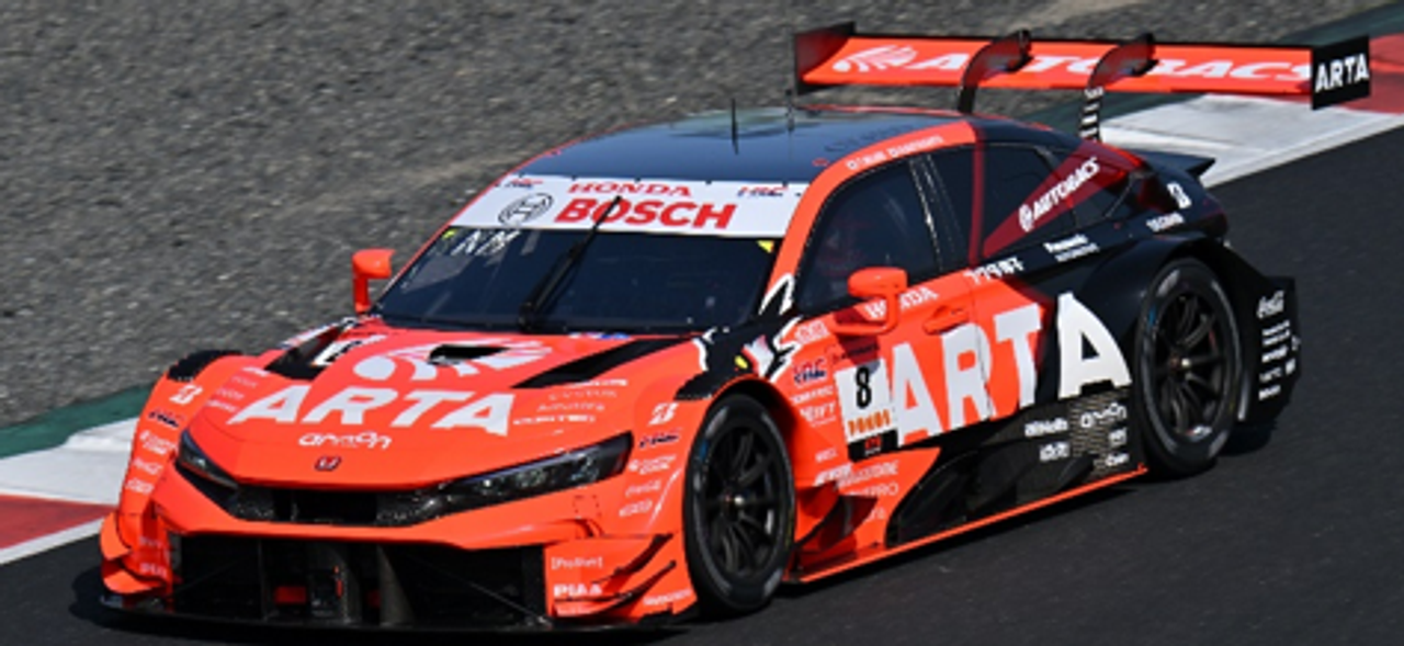 1/43 Spark ARTA MUGEN CIVIC TYPE R-GT No.8 ARTA GT500 SUPER GT 2025 T. Nojiri - N. Matsushita Car Model