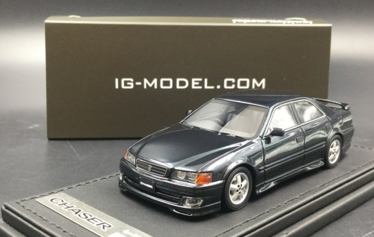 1/43 IG Ignition Model Toyota Chaser Tourer V (JZX100) (Dark Green) Car Model IG1233