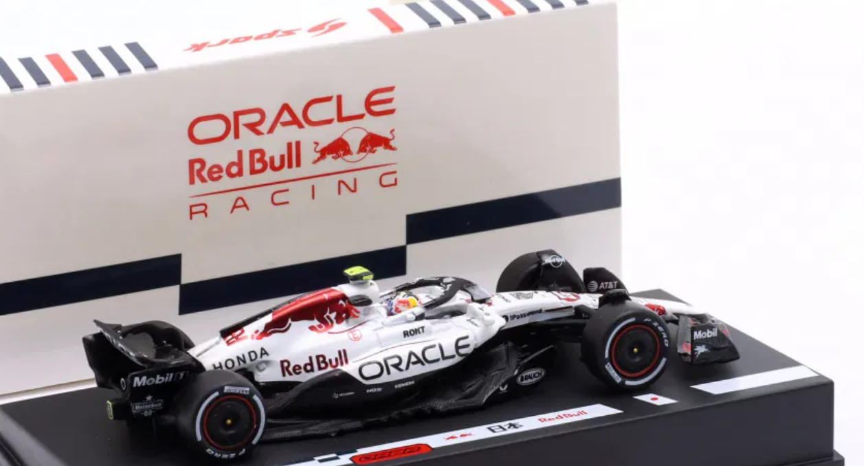 1/64 Spark Red Bull Racing RB21 No.22 Oracle Red Bull Racing Japanese GP 2025 Yuki Tsunoda Car Model