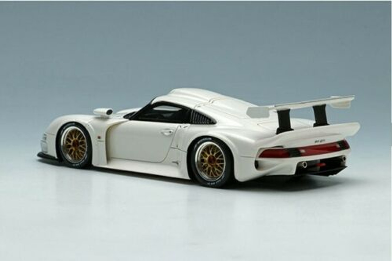 1/43 Makeup 1996 Porsche 911 GT1 (White) Car Model