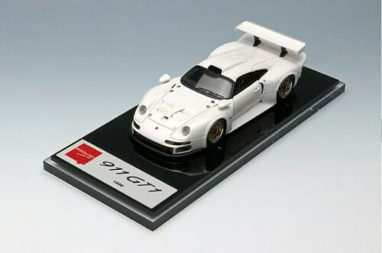 1/43 Makeup 1996 Porsche 911 GT1 (White) Car Model