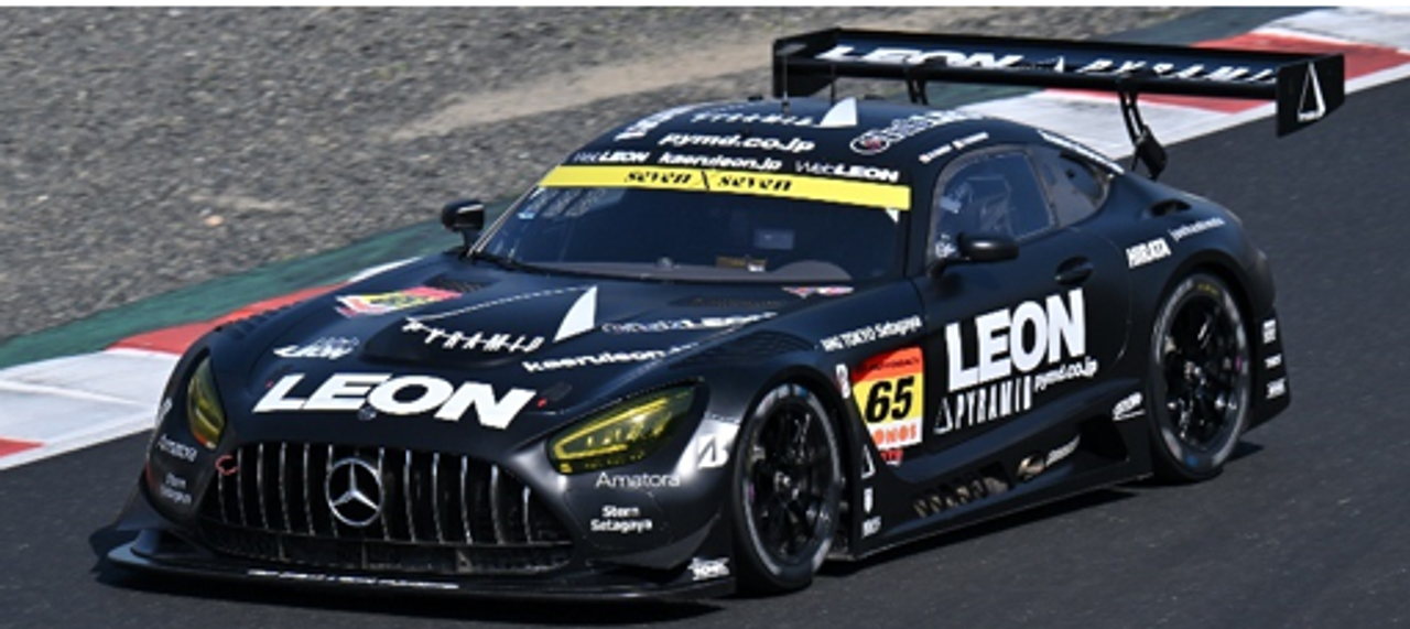 1/43 Spark LEON PYRAMID AMG K2 R&D LEON RACING No.65 GT300 SUPER GT 2025 N. Gamou - T. Suganami Car Model