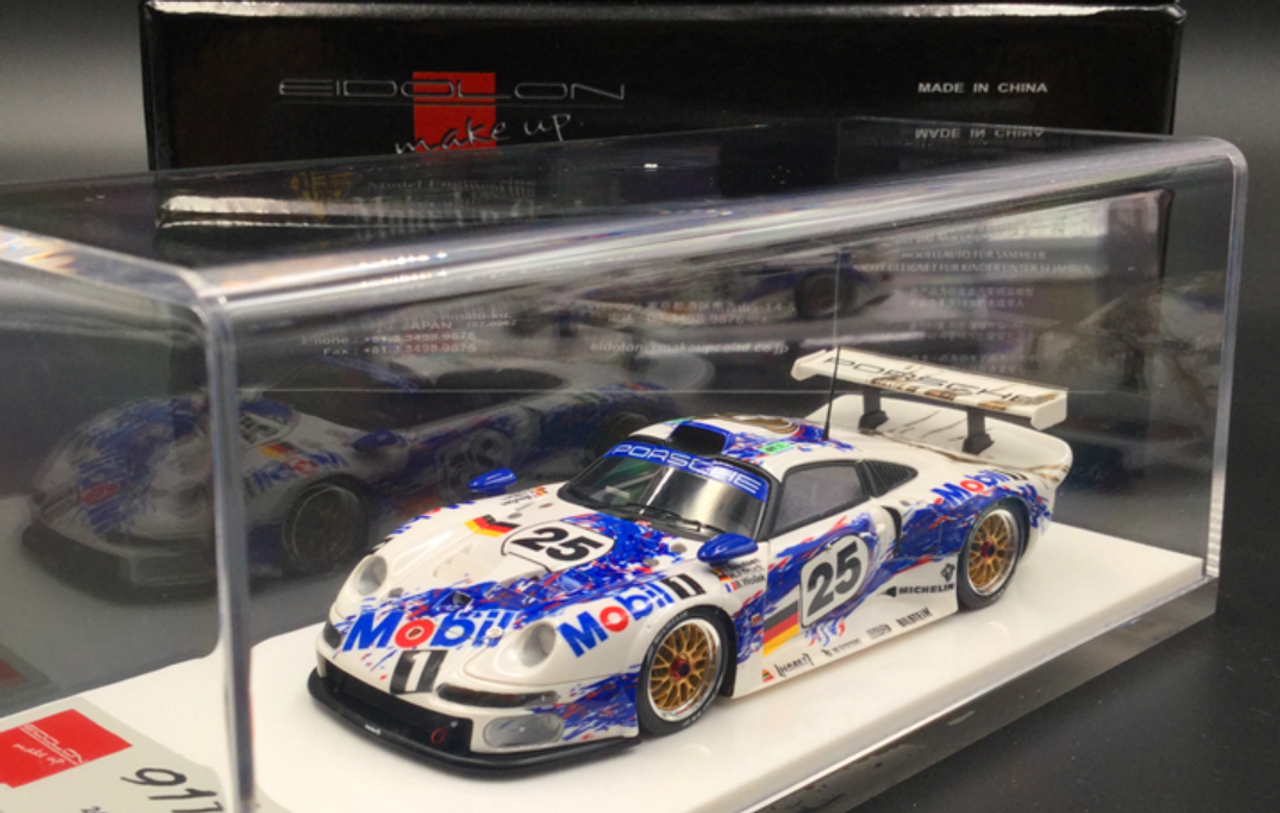 1/43 Makeup Eidolon Porsche 911 GT1 Le Mans 24h 1996 #25 Gt1 Class Win Car Model