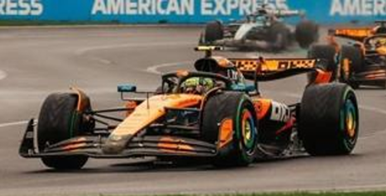 1/18 Spark McLaren No.4 McLaren Formula 1 Team Winner Australian GP 2025  Lando Norris Car Model