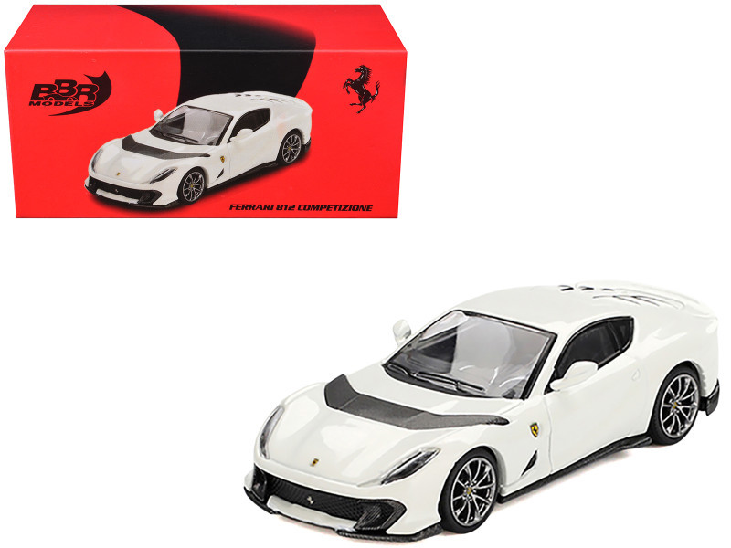 1/64 BBR Ferrari 812 Competizione Bianco Avus White Car Model