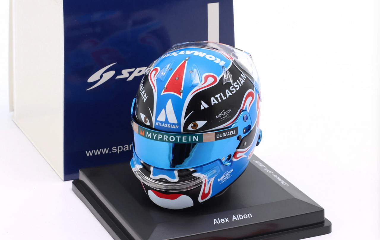 1/5 Spark Williams Racing - Alexander Albon - Chinese GP 2025 Helmet Model