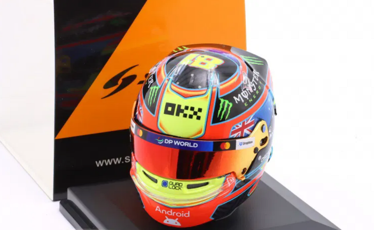 1/5 Spark McLaren Formula 1 Team - Oscar Piastri - 2025 Helmet Model