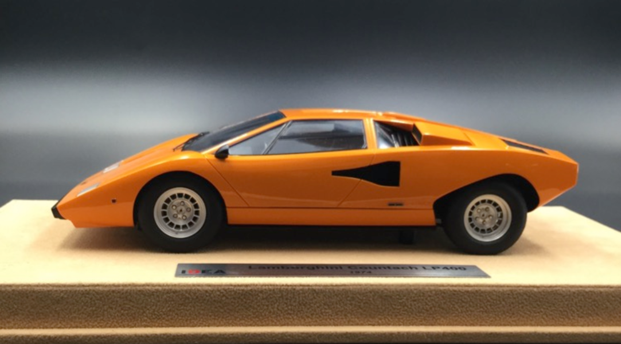 1/18 Makeup 1973 Lamborghini Countach LP400 (Orange) Car Model