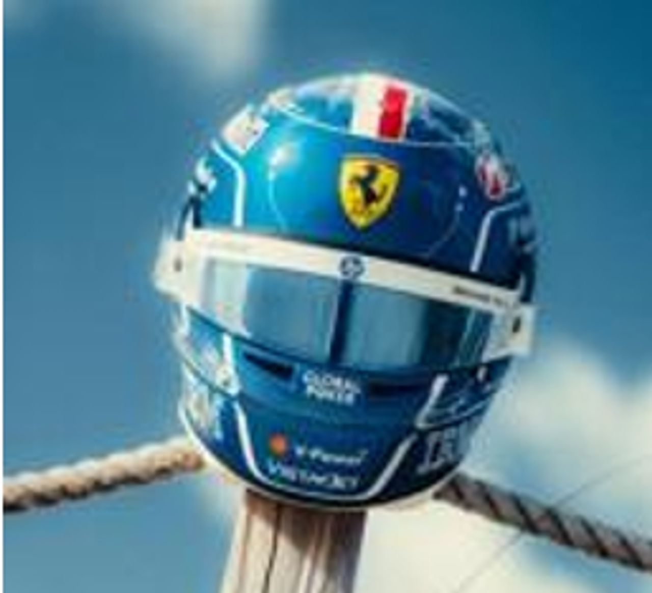 1/5 Looksmart Charles Leclerc - Scuderia Ferrari HP – Miami GP 2025 Helmet Model