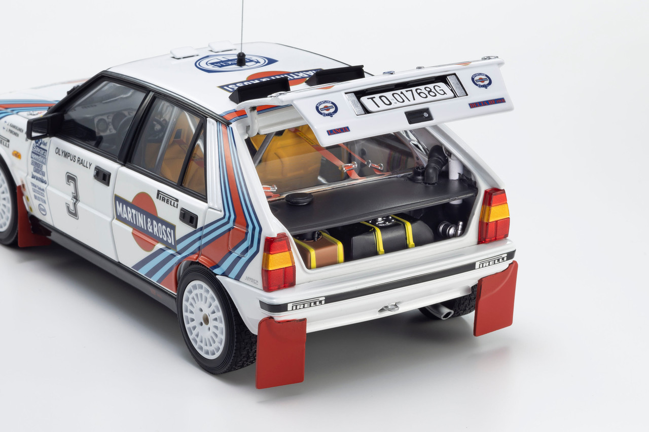 1/18 Kyosho Lancia Delta HF 4WD 1987 Olympus Rally MARTINI ROSSI