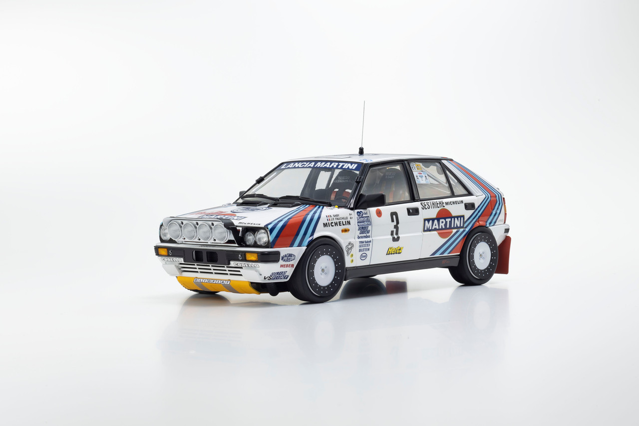 1/18 Kyosho Lancia Delta HF 4WD 1988 Rallye Monte Carlo LANCIA