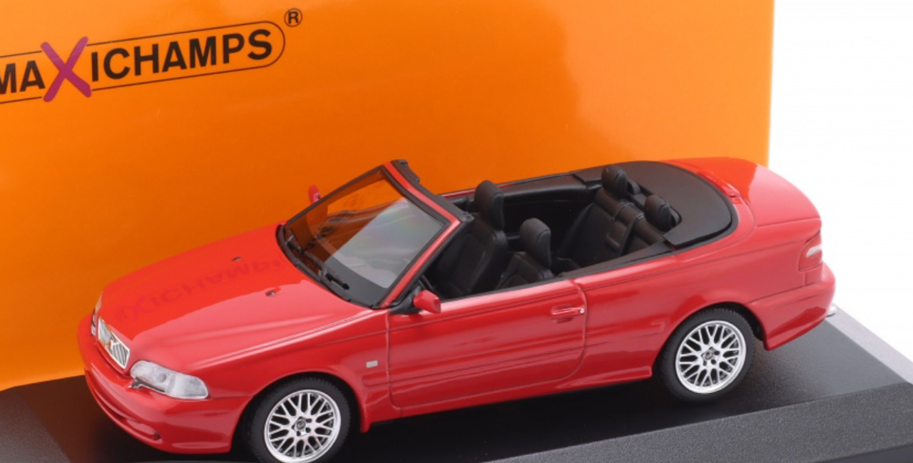 1/43 Minichamps 1998 Volvo C 70 Cabriolet (Red) Diecast Car Model