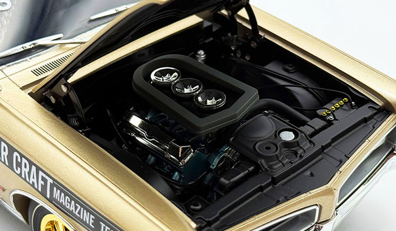 1/18 ACME 1966 Pontiac GTO Car Craft Test Car Diecast Car Model