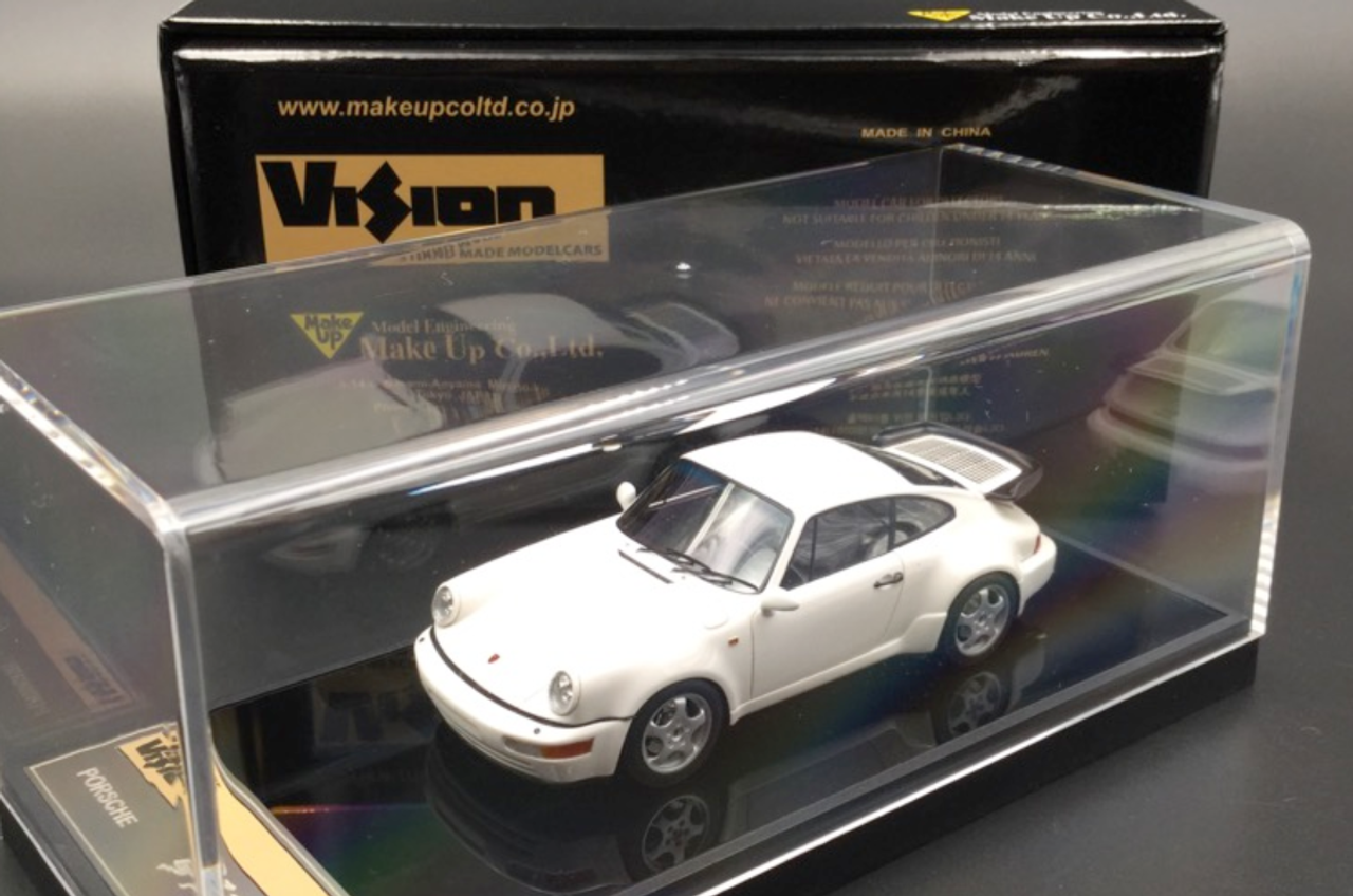 1/43 Makeup 1991 Porsche 911 (964) Turbo 3.3 (White) Car Model