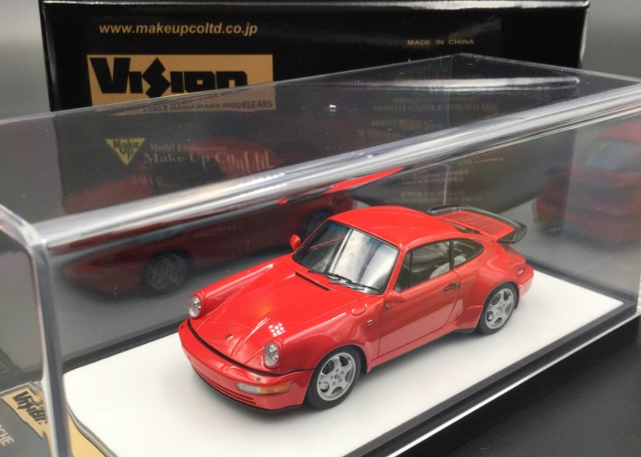 1/43 Makeup 1991 Porsche 911 (964) Turbo 3.3 (Red) Car Model