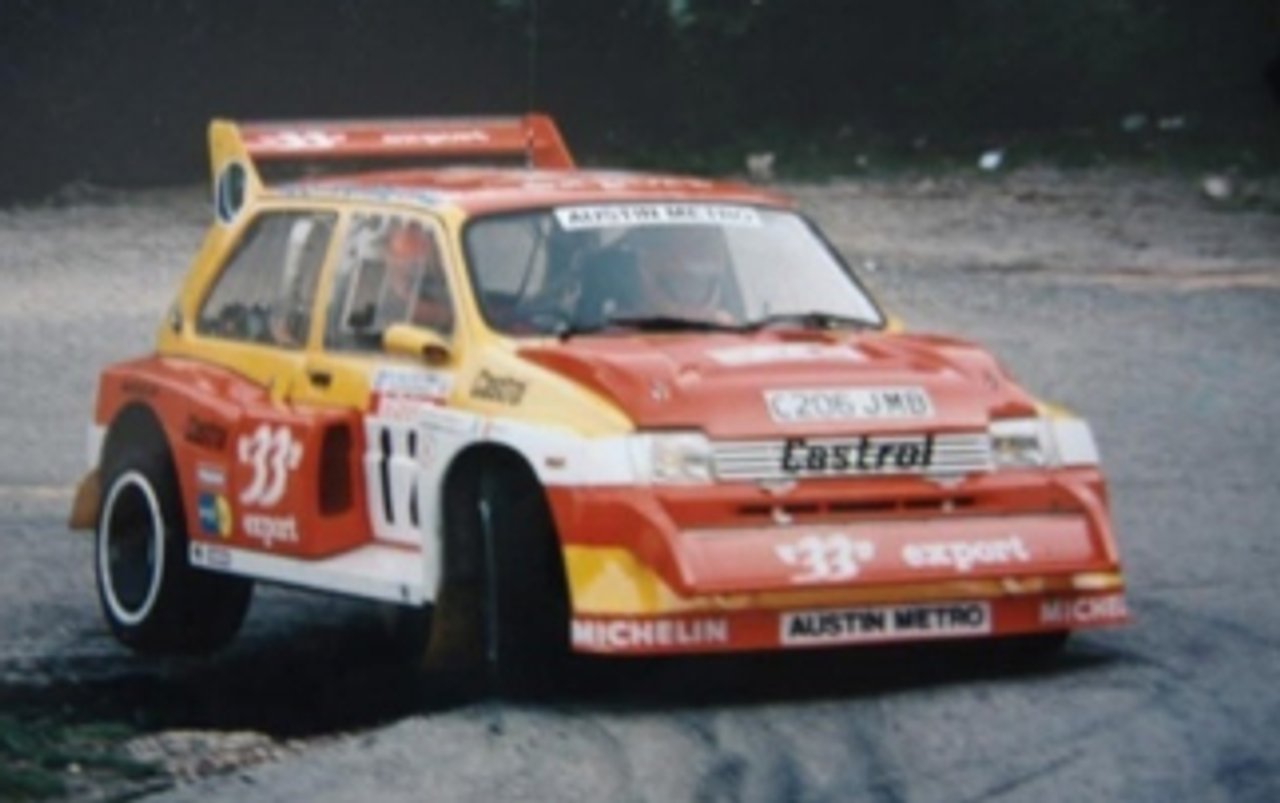 1/18 Spark MG Metro 6R4 No.12 Tour de Corse 1986 D. Auriol – B. Occelli Car Model