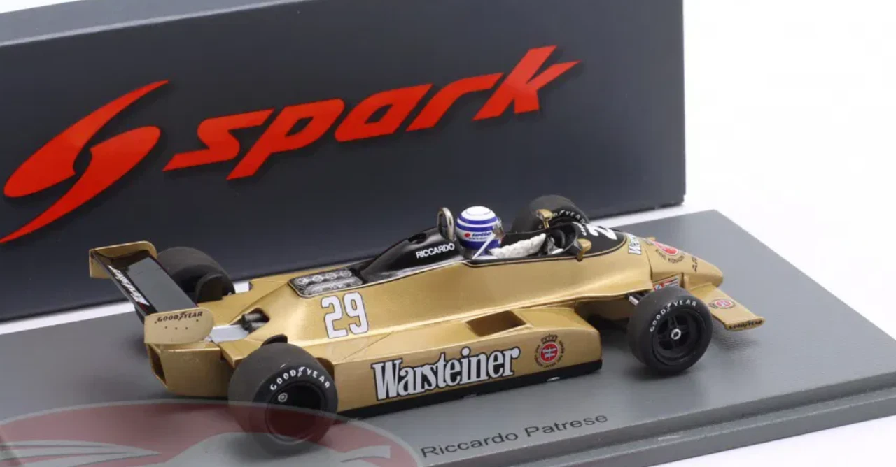 1/43 Spark Arrows A3 No.29 Argentinian GP 1980 Riccardo Patrese Car Model