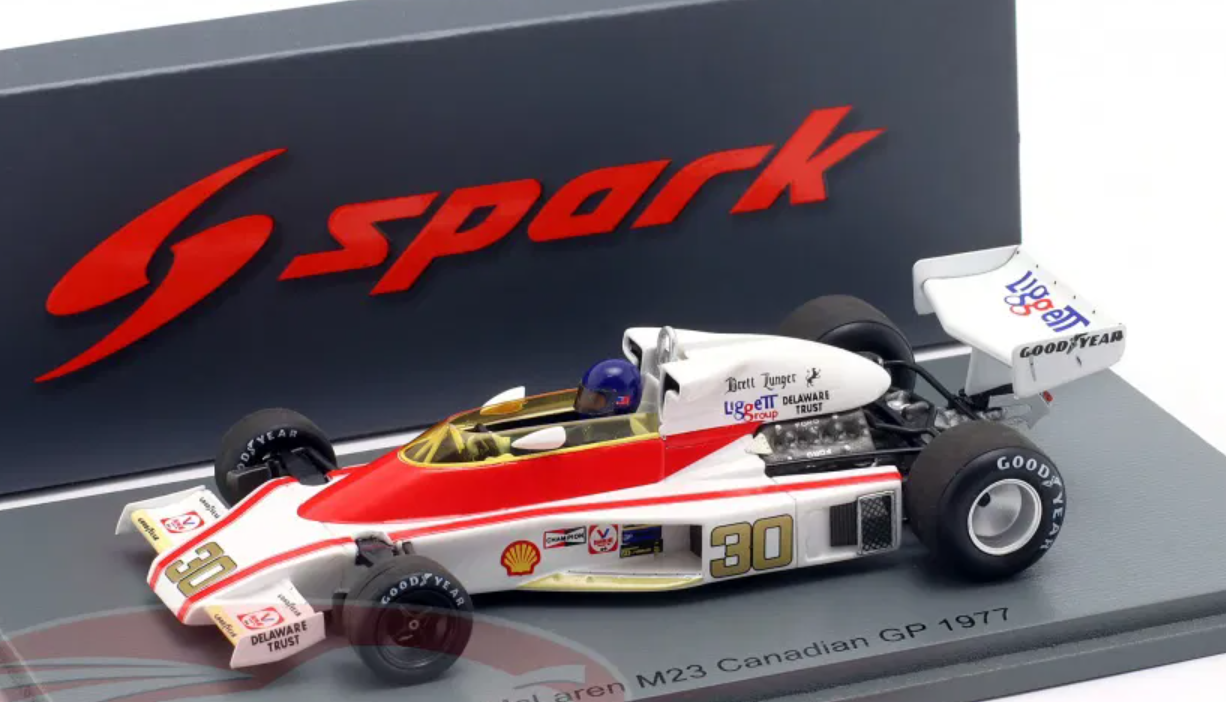 1/43 Spark McLaren M23 No.30 Canadian GP 1977  Brett Lunger Car Model