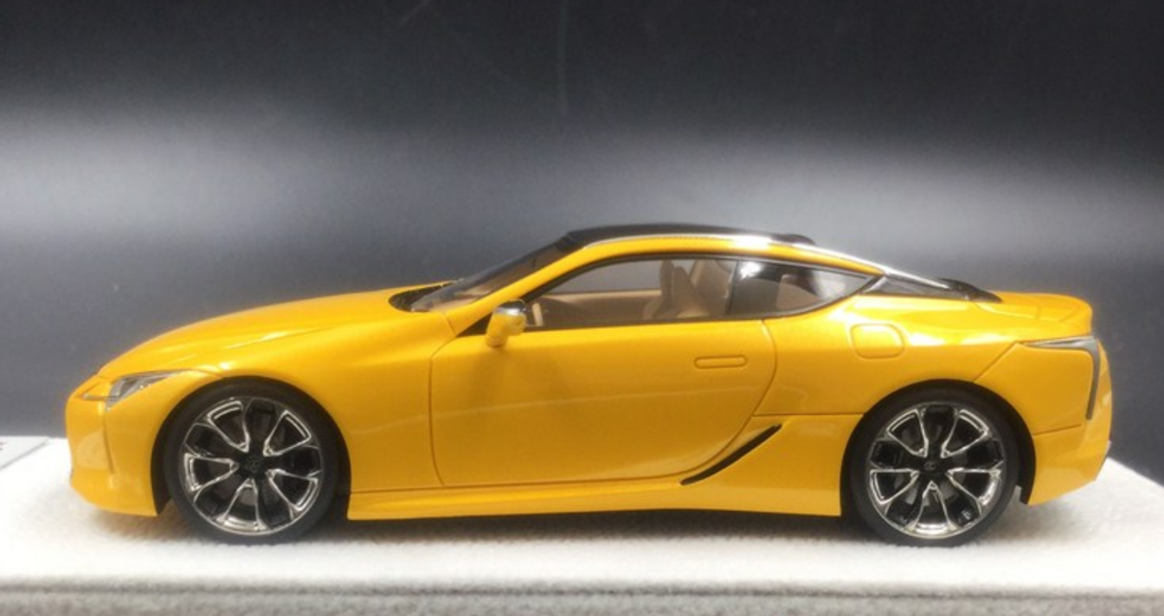 1/43 Makeup Lexus LC LC500 S Package (Yellow) Car Model