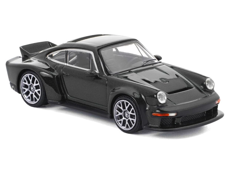 1/64 Poprace Porsche 911 Singer DLS Turbo (Black) Diecast Car Model