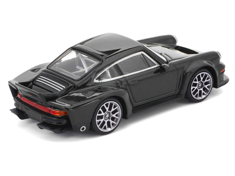 1/64 Poprace Porsche 911 Singer DLS Turbo (Black) Diecast Car Model